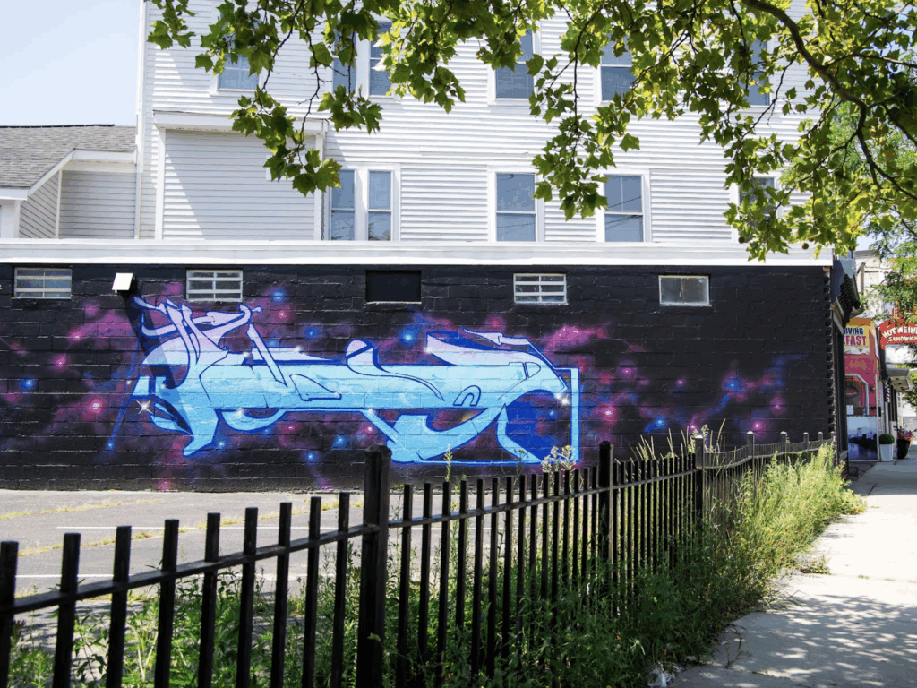 Image depicting a mural at 422 Smith Street, Providence, RI 02908, joy, dialogue, inclusion, The Avenue Concept